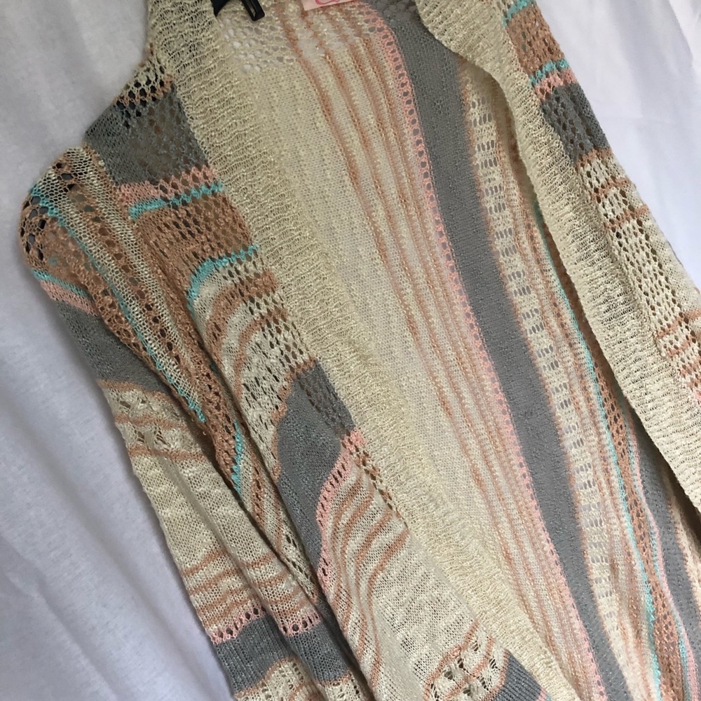 Long Multi Color Sweater - Picture 3 of 4